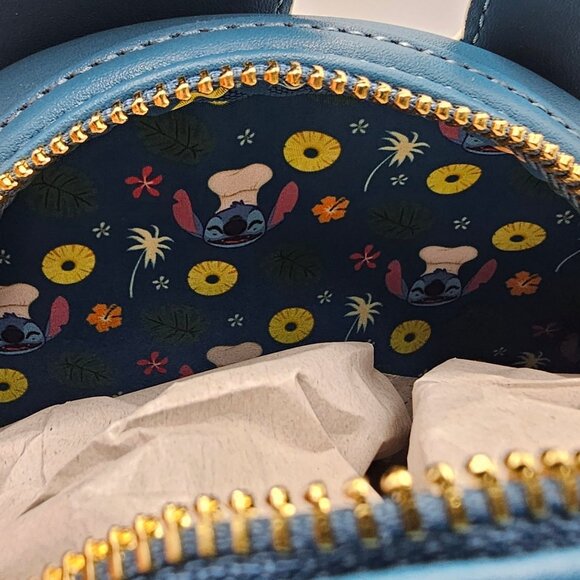 Loungefly Disney Lilo & Stitch Pineapple Pizza Mini Backpack - Picture 8 of 8